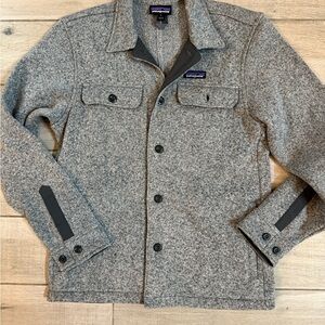 Patagonia Gray Wool Shirt Jacket for Men